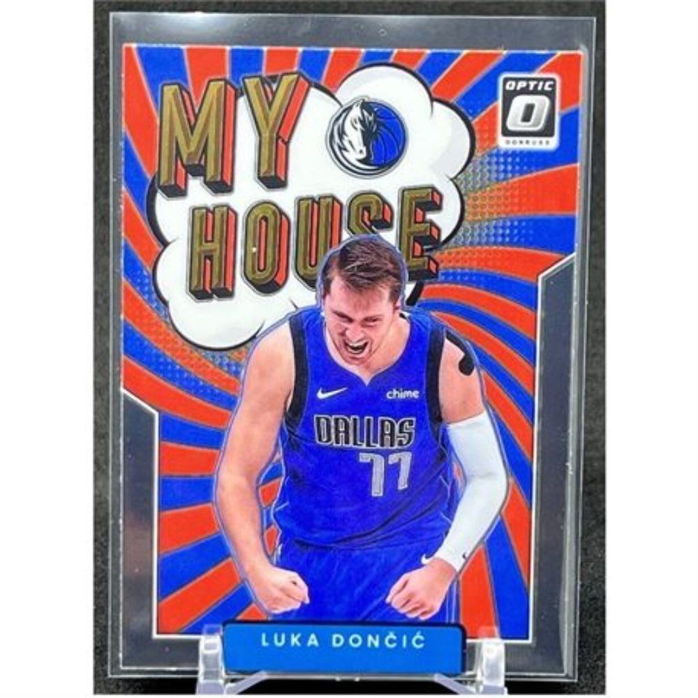2021-22 LUKA DONCIC MY HOUSE DONRUSS OPTIC CARD